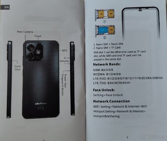 Ulefone Note 16 Pro (128GB) – Serenity Blue – TOP stav - 5
