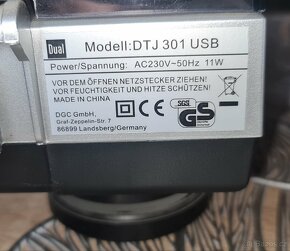 GRAMOFON DUAL DTJ 301 USB - 5