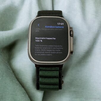 Apple watch ultra 2 generace 49 LTE Alpine loop green - 5