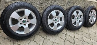 Originál alu ŠKODA O2 5x112 195/65 R15 - 8mm - 5