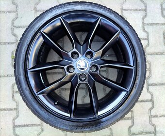 Alu kola originál Škoda Octavia II, III, RS 5x112 R18 Gemini - 5