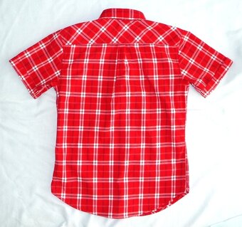 Kostkovaná bavlněná košile, vel. S-M, zn. Tommy Hilfiger - 5