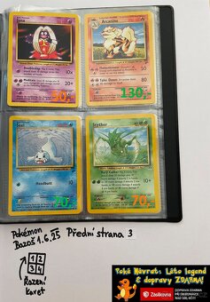 Kusové Pokémon VINTAGE karty (KARTY STARÉ PŘES 25LET)(3) - 5