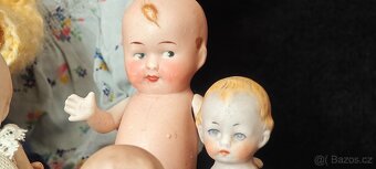 Starožitné porcelánky A.M, Heubach, Kewpie, K+W... - 5