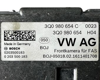 Přední čelní kamera 3Q0980654C VW Touran 5T r.v. 2016 - 5