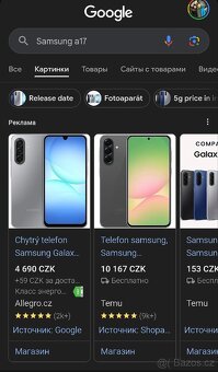 Samsung A17(2 kusů) 4/128gb - 5