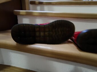 Kotníčkové červené boty 39 - 5