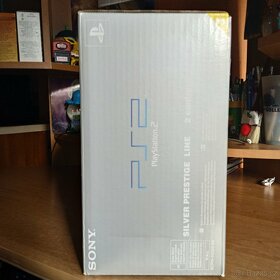 Sony Playstation2 Fat Satin Silver 2 controller pack, NOVÁ - 5