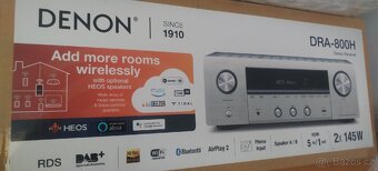 Receiver Denon DRA-800H jako nový, záruka,Spotify,Tidal - 5
