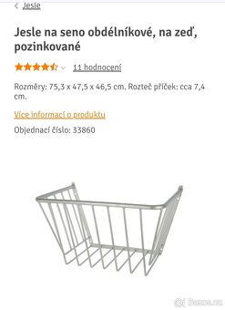 2x Krmelec na seno + sítě - 5