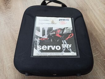 Prodám ALU kola Hyundai Santa Fe + řetězy. - 5