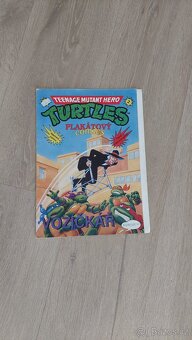 3 x plakátový komiks Želvy Ninja rok 1992 - 5