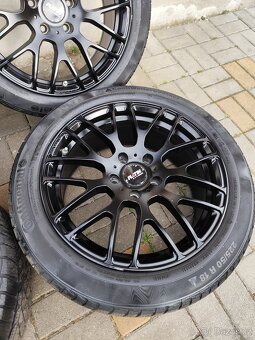 ALU 5x120 r18 PLATIN + PNEU - PĚKNÁ SADA - 5
