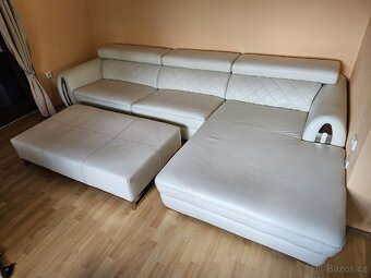 Kožená sedačka vysoká kvalita - 5