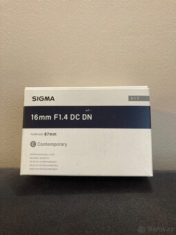 Sigma 16mm f/1,4 DC DN Contemporary Sony E - 5