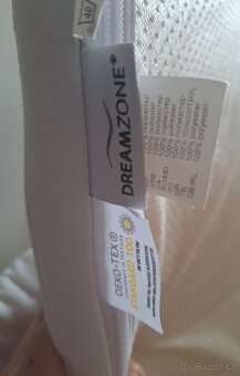 Vrchní matrace 80x200 Dreamzone (Bílá) na postel/pohovku - 5