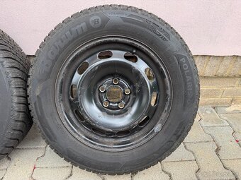 Barum Polaris 6 195/65 r15 zimni + plechové disky - 5