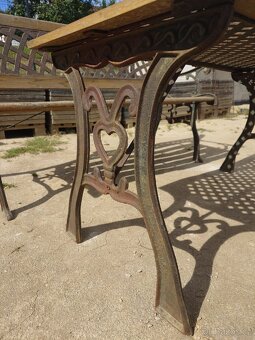 Litinový zahradní nábytek - 5