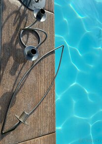 Sada 4 kovovych svicnu - 5