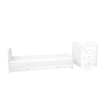Rostoucí kombinovaná postýlka s přebalovacím pultem - 5