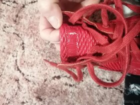 Červené kotníkové boty - 5