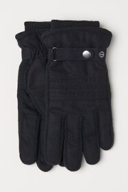Pánské zimní rukavice H&M z vlněné směsi - velikost L/XL - 5