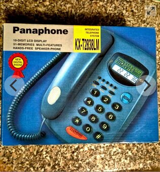 Panaphone KX-T2838LM - Červený - 5