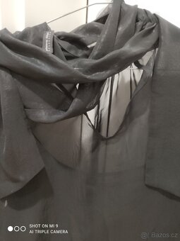 Černa dámská sifonova tunika. Pietro Filipi selection. - 5