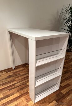 Černé barové židle 2 ks - 5