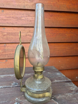 Stará petrolejová lampa, nálezový stav - 5