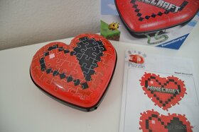 Puzzle Minecraft - srdce - 5