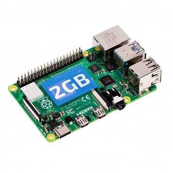 Raspberry Pi 4 - 2GB ram + LCD dotykový + nabijecka - 5