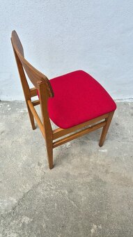 Retro židle Ton (č.16) s novým polstrováním - 5