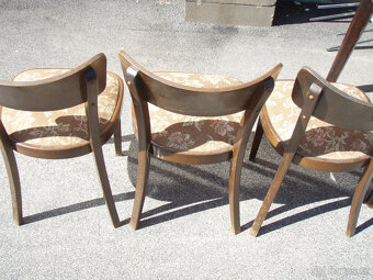 ORIGINÁL ŽIDLE THONET + JÍDELNÍ STŮL - 5