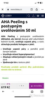 AHA Peeling s postupným uvolňováním 50 ml Lobey - 5