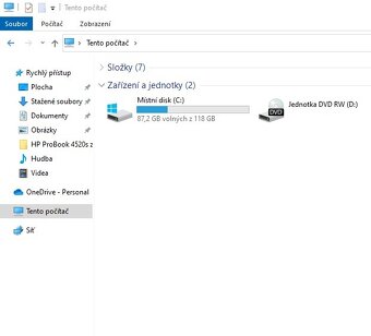 HP ProBook 4520s,i3-M370,WIN 10,SSD 128GB,RAM 8GB,15.4palců - 5