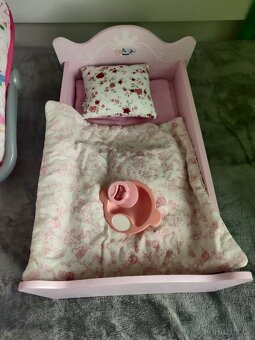 Babyborn set kočárek nosítko sedačka postýlka - 5