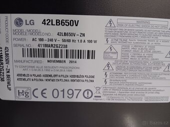 LG 42LB650V,107cm,Full HD,3D,Smart+Wifi,DVB-T2 - 5