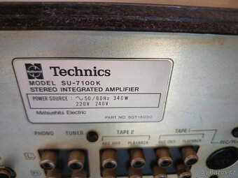 Prodám pěkný zesilovač-TECHNICS SU-7100K-TAKÉ MOHU POSLAT PO - 5