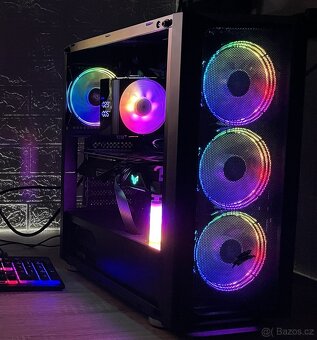 Herní PC-Ryzen 5-RTX 3060 Ti-Záruka-Wi-Fi 6-BT 5.4 - 5