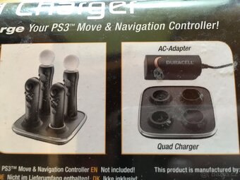 Duracell nabíjecí stanice pro PS3 Sony move ovladace - 5