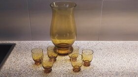 medová karafa se skleničkami - 5