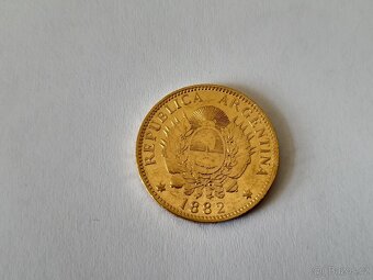 Zlatá mince Un Argentino (Cinco Pesos) - 5