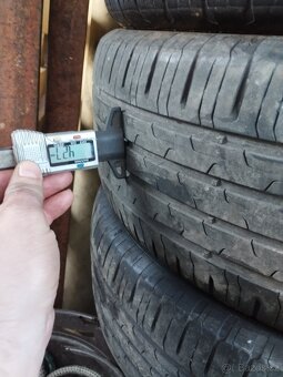 4 kusy Continental Ecocontact 6 205/55 R17 91W vzorek 4 mm - 5