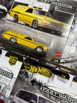 Hot Wheels Premium Fast Wagons (celý set - USA karty) - 5