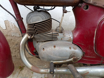 motocykl čz kývačka 175 ccm typ 450 bez tp kompletní moto - 5