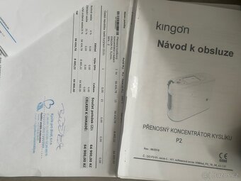Přenosný Koncentrátor kyslíku Kingon P2 - 5