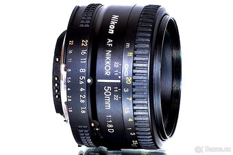 Nikon AF Nikkor 50mm 1,8D + UV Kenko NEPOUŽITÝ - 5