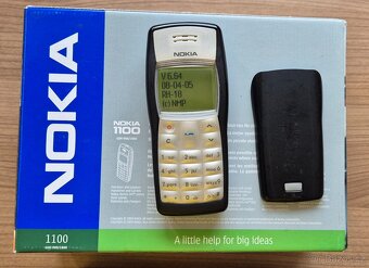 Nokia 1100 cierna - komplet v krabici - 5
