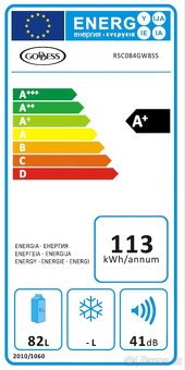 nová značková moderní malá A+ lednice - 5